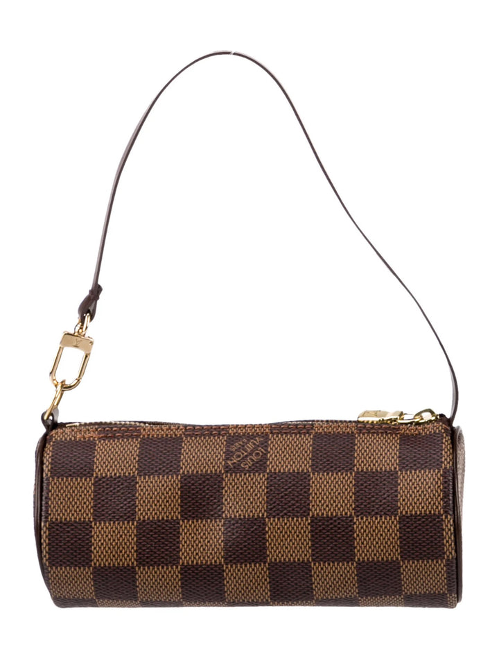 LOUIS VUITTON DAMIER EBENE MINI PAPILLON POCHETTE BAG