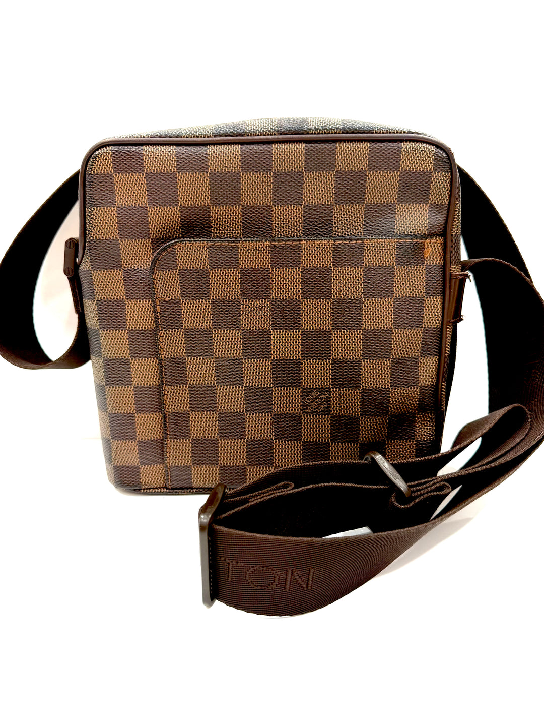 LOUIS VUITTON DAMIER EBENE OLAV PM MESSENGER BAG