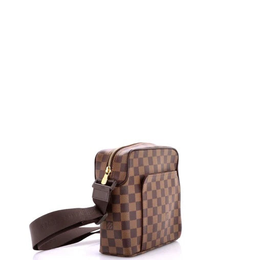 LOUIS VUITTON DAMIER EBENE OLAV PM MESSENGER BAG