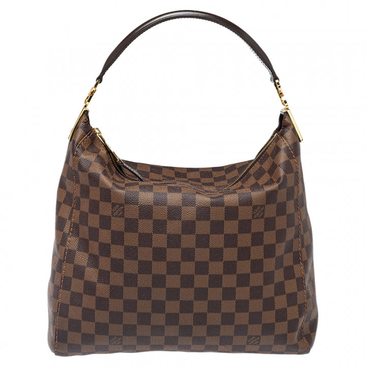 LOUIS VUITTON DAMIER EBENE PORTOBELLO PM SHOULDER BAG