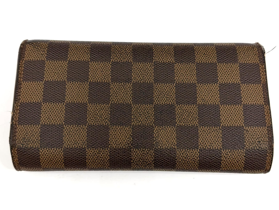 LOUIS VUITTON DAMIER EBENE VINTAGE SARAH WALLET
