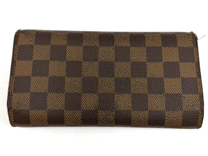 LOUIS VUITTON DAMIER EBENE VINTAGE SARAH WALLET