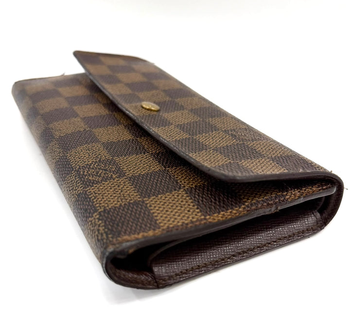 LOUIS VUITTON DAMIER EBENE VINTAGE SARAH WALLET