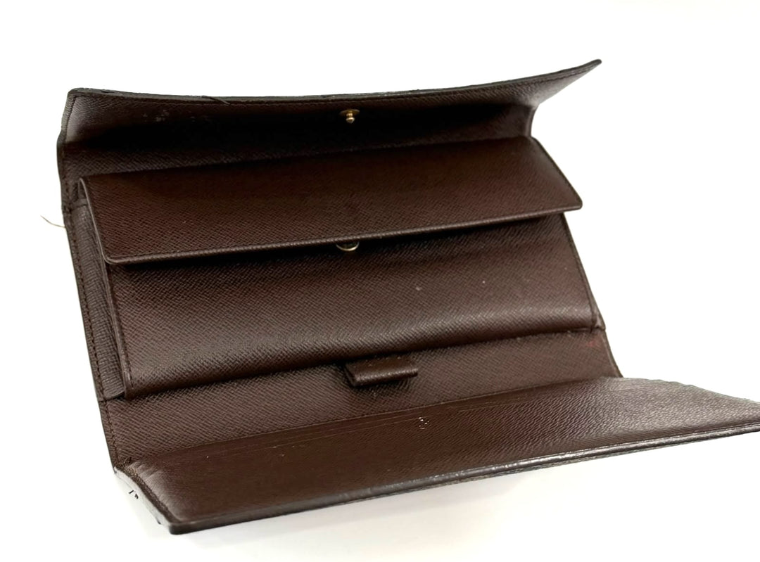 LOUIS VUITTON DAMIER EBENE VINTAGE SARAH WALLET