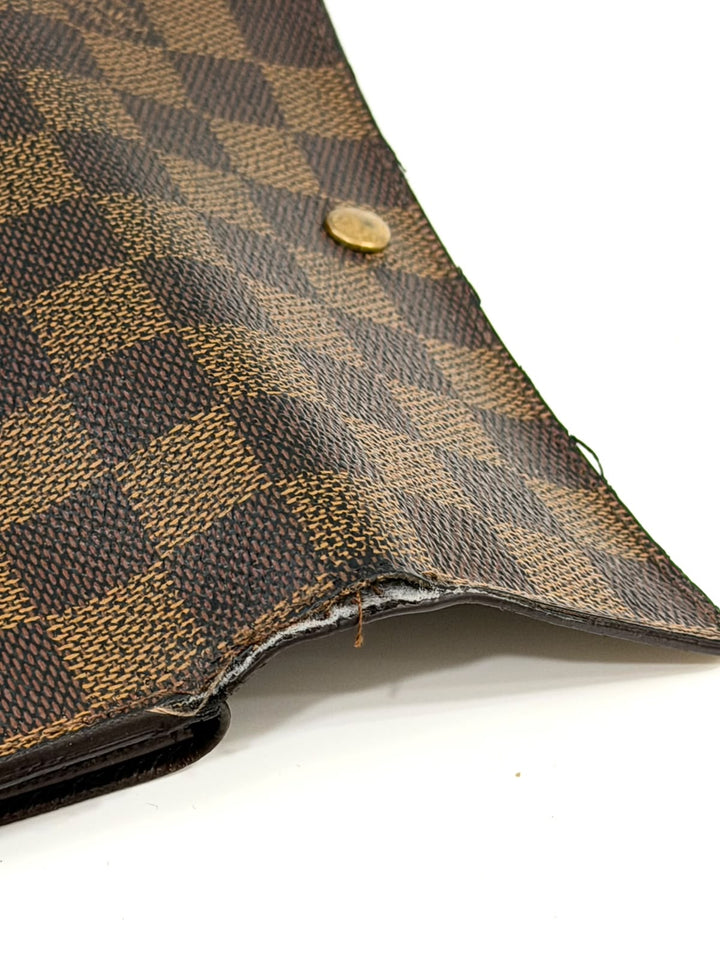 LOUIS VUITTON DAMIER EBENE VINTAGE SARAH WALLET