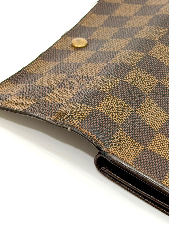 LOUIS VUITTON DAMIER EBENE VINTAGE SARAH WALLET