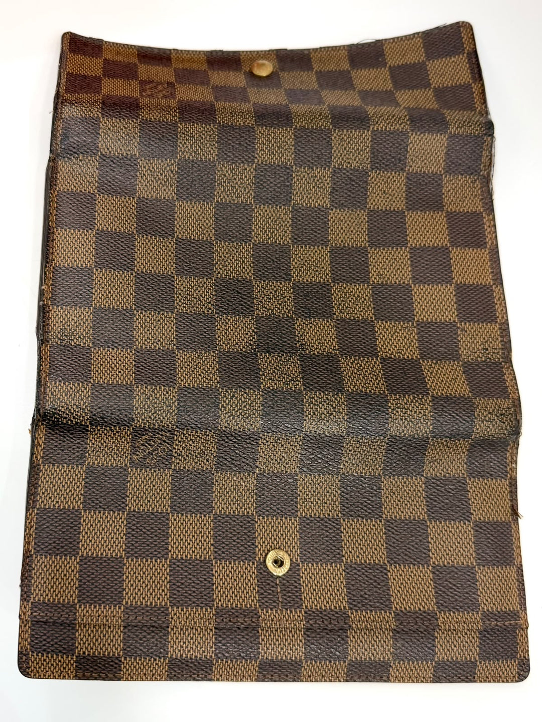 LOUIS VUITTON DAMIER EBENE VINTAGE SARAH WALLET