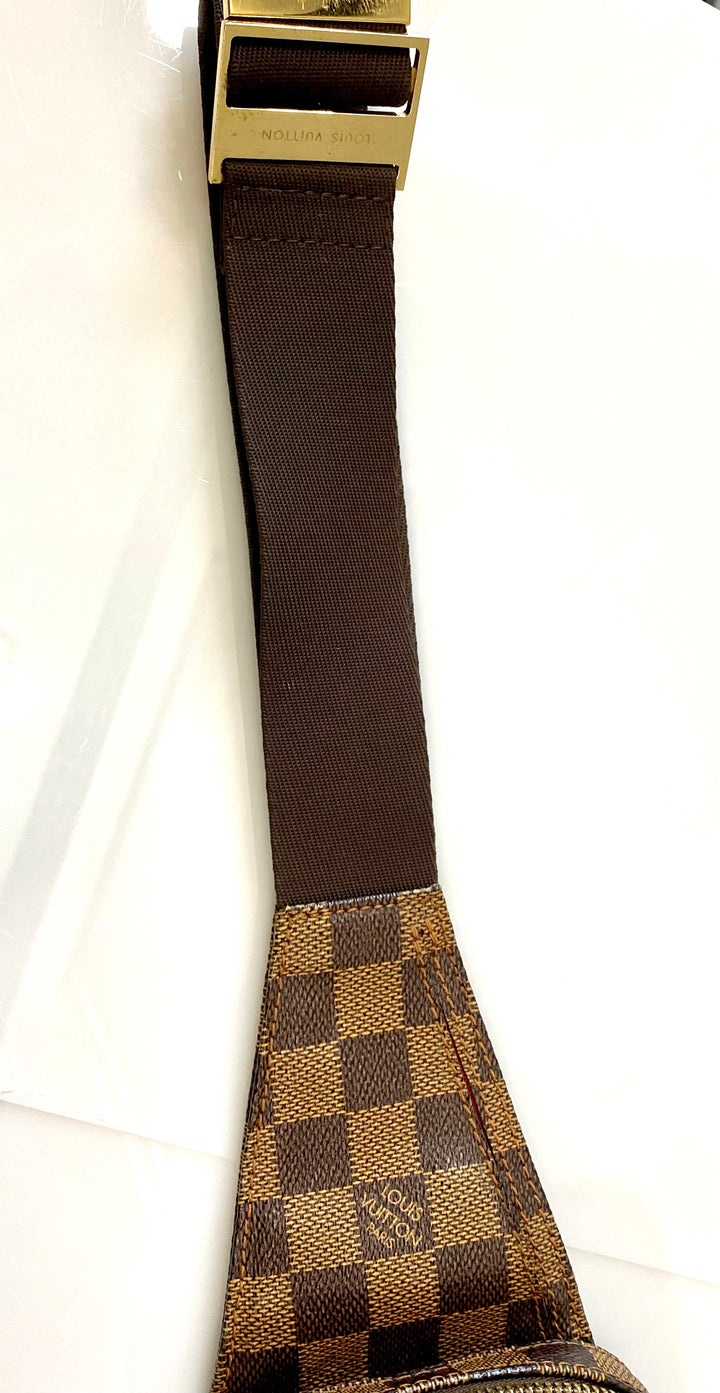 LOUIS VUITTON DAMIER EBENE GERONIMOS CROSSBODY BAG
