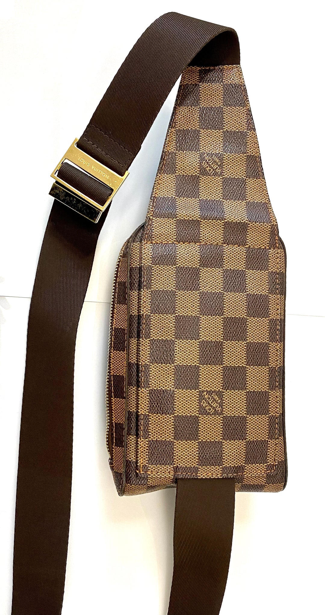 LOUIS VUITTON DAMIER EBENE GERONIMOS CROSSBODY BAG