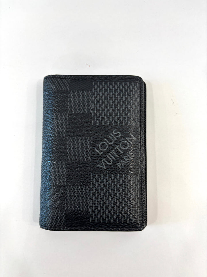 LOUIS VUITTON DAMIER GRAPHITE 3D POCKET RGANIER WALLET
