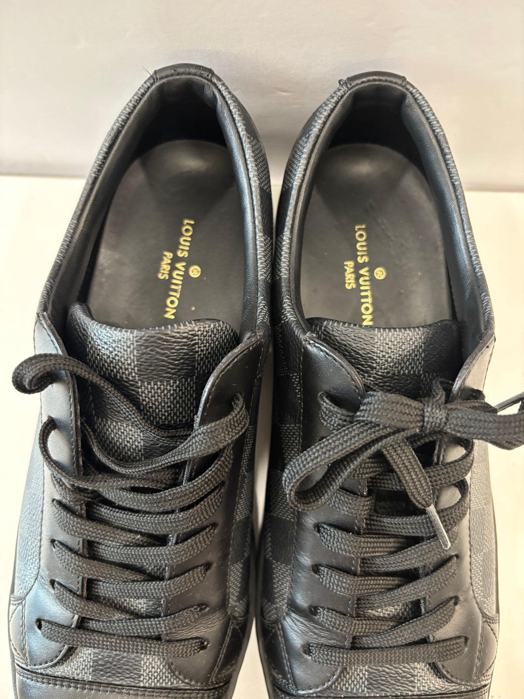 LOUIS VUITTON DAMIER GRAPHITE MATCH UP SNEAKERS