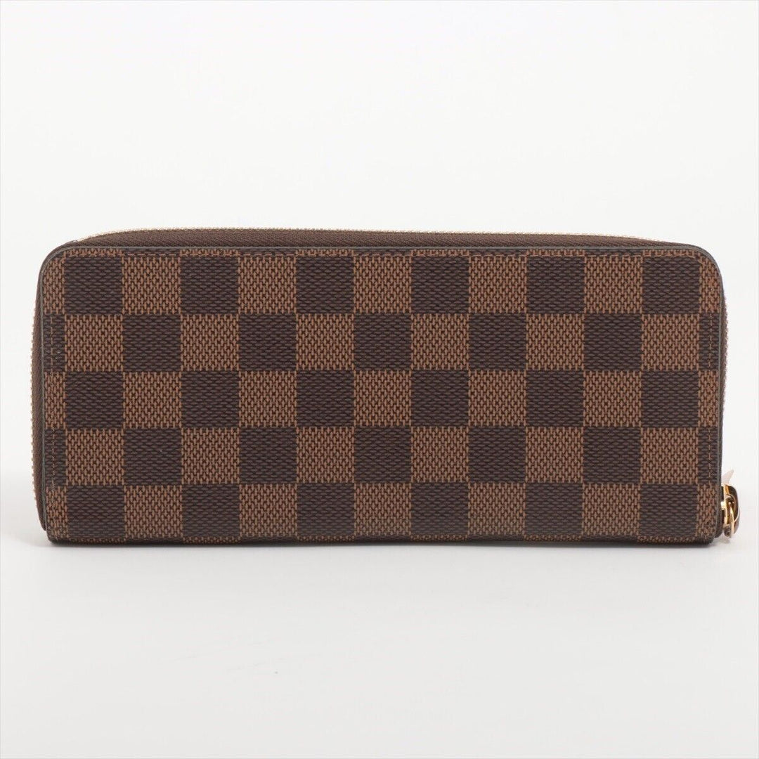 LOUIS VUITTON PORTEFEUILLE CLÉMENCE WALLET DAMIER EBENY ROSE BALLERINE
