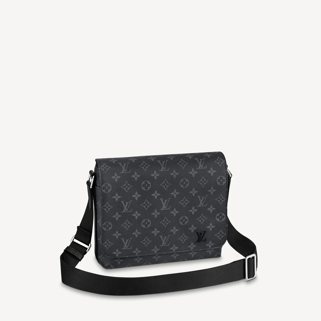 LOUIS VUITTON MONOGRAM ECLIPSE DISTRICT PM MESSENGER BAG