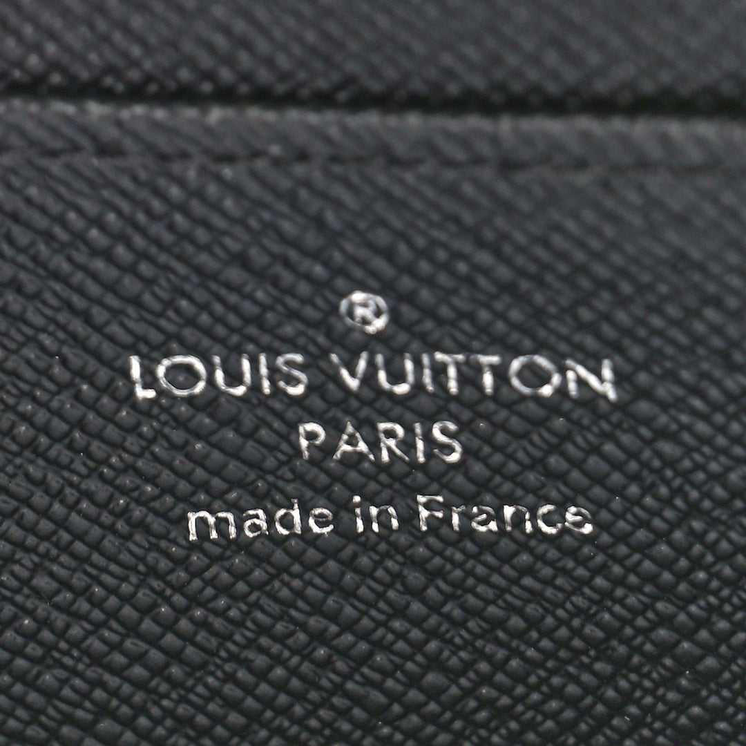 LOUIS VUITTON EPI LEATHER SMALL ZIPPY WALLET NOIR