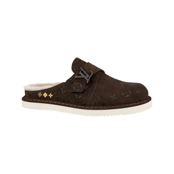 専用　LOUIS VUITTON Monogram canvas Mules LOUIS VUITTON EASY FUR LINING MONOGRAM MULES – Caroline's Fashion