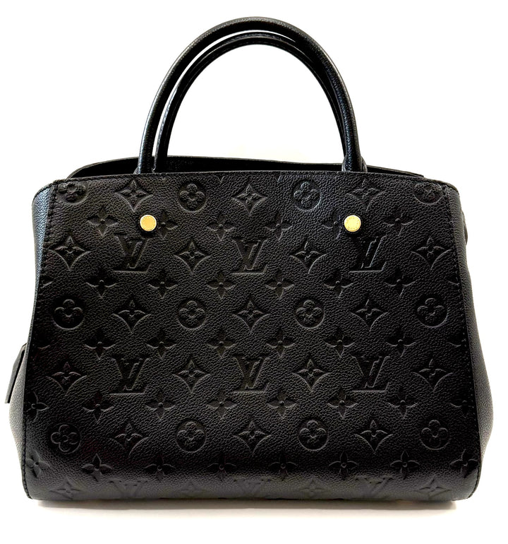 LOUIS VUITTON MONOGRAM EMPREINTE LEATHER MONTAIGNE MM BAG