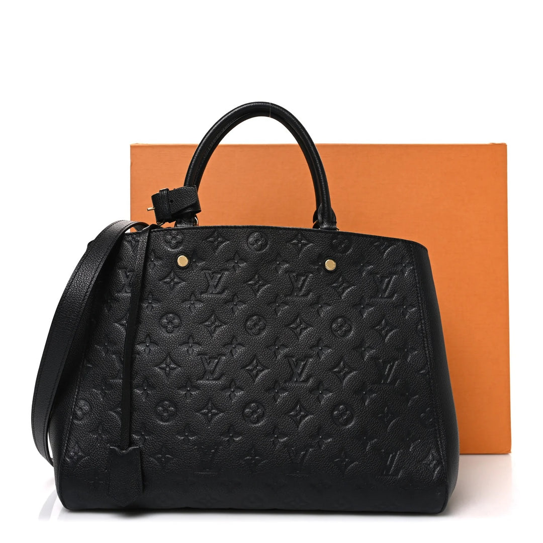 LOUIS VUITTON MONOGRAM EMPREINTE LEATHER MONTAIGNE MM BAG