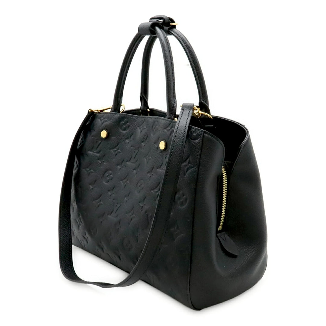 LOUIS VUITTON MONOGRAM EMPREINTE LEATHER MONTAIGNE MM BAG
