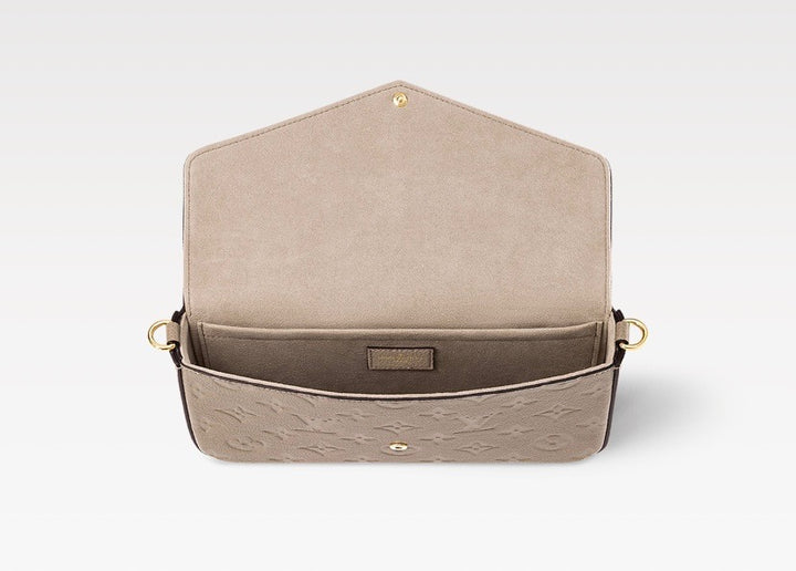 LOUIS VUITTON MONOGRAM EMPREINTE LEATHER POCHETTE FÉLICIE CROSSBODY