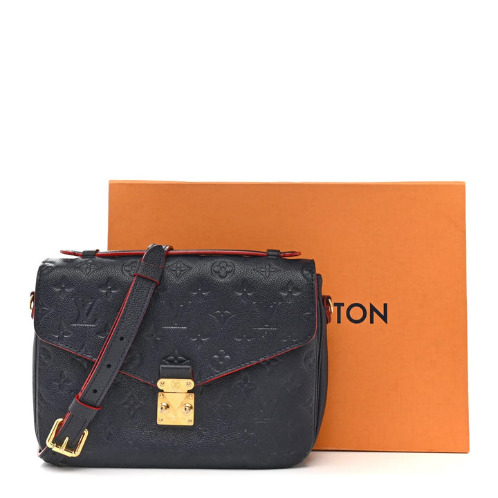 LOUIS VUITTON EMPREINTE LEATHER POCHETTE MÉTIS CROSSBODY BAG