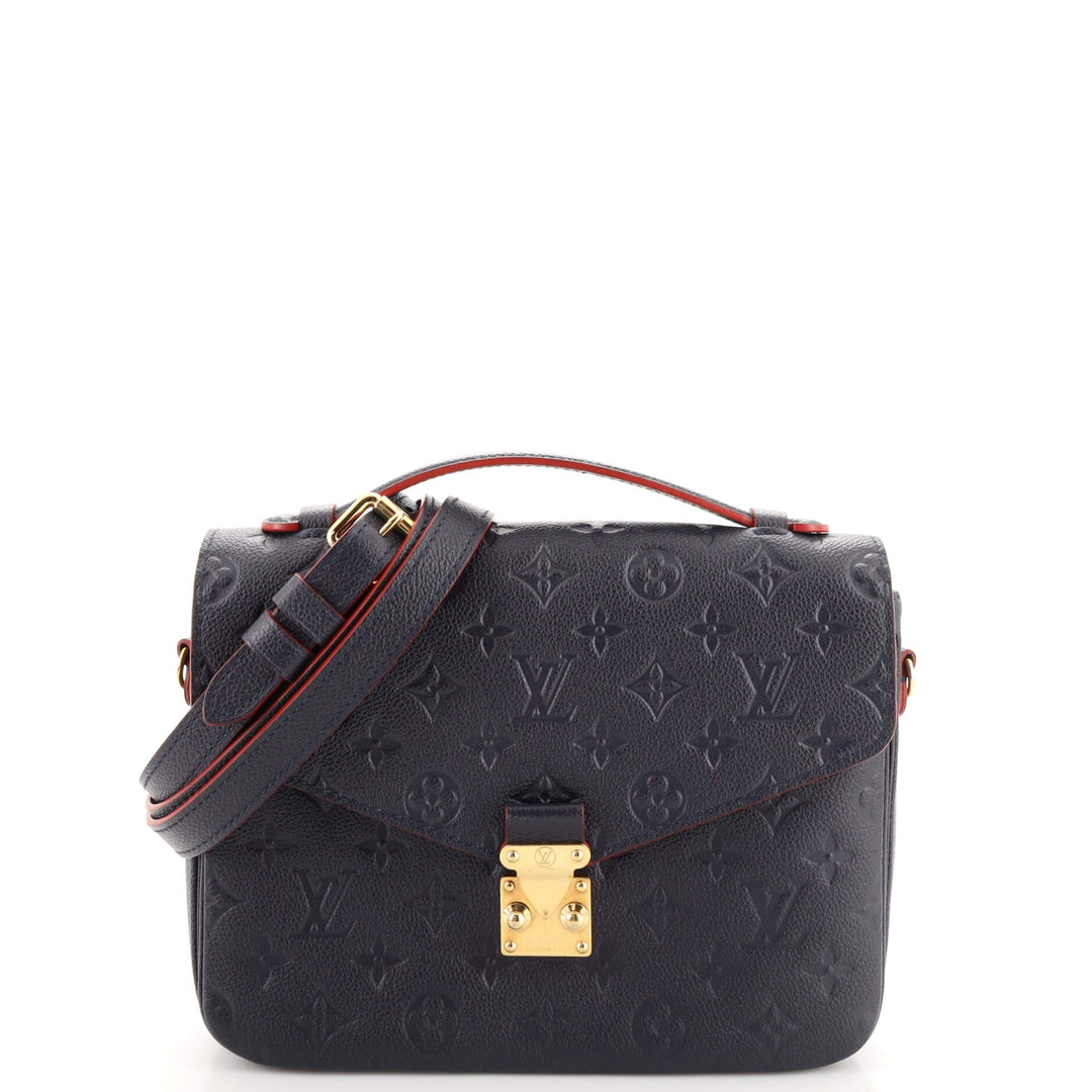 LOUIS VUITTON EMPREINTE LEATHER POCHETTE MÉTIS CROSSBODY BAG