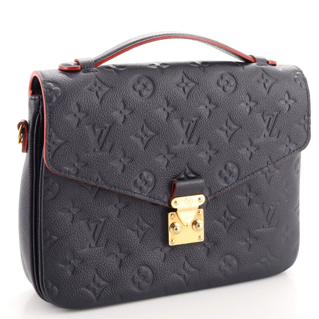 LOUIS VUITTON EMPREINTE LEATHER POCHETTE MÉTIS CROSSBODY BAG