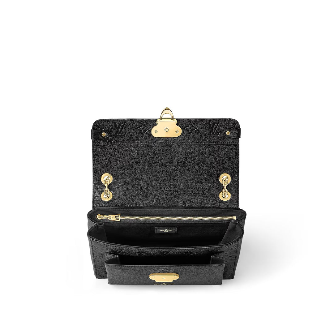 LOUIS VUITTON EMPREINTE LEATHER VAVIN MONOGRAM SHOULDER BAG