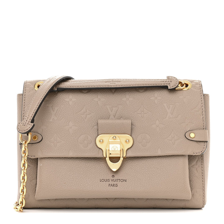 LOUIS VUITTON EMPREINTE LEATHER VAVIN WALLET ON CHAIN