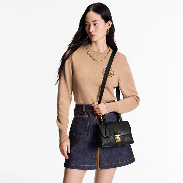 LOUIS VUITTON MONOGRAM GIANT EMPREINTE LEATHER MADELEINE BB BAG