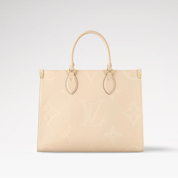 LOUIS VUITTON EMPREINTE LEATHER GIANT MONOGRAM ONTHEGO TOTE BAG