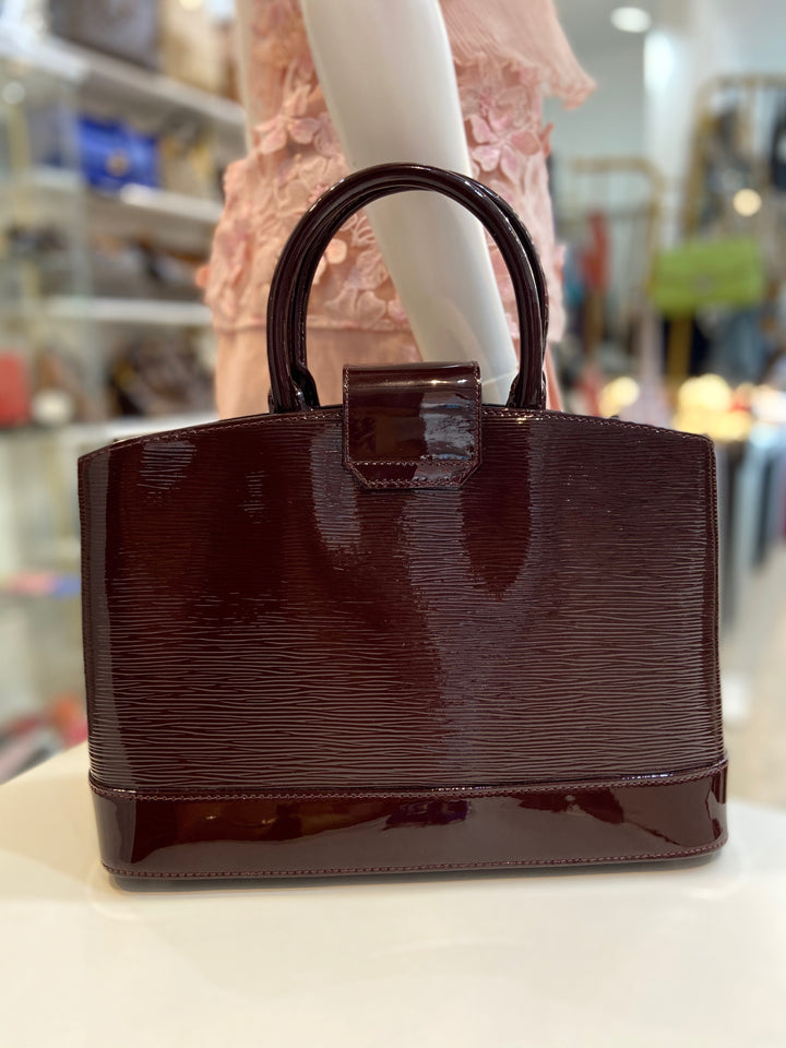 LOUIS VUITTON ELECTRIC EPI LEATHER MIRABEAU PM HANDBAG