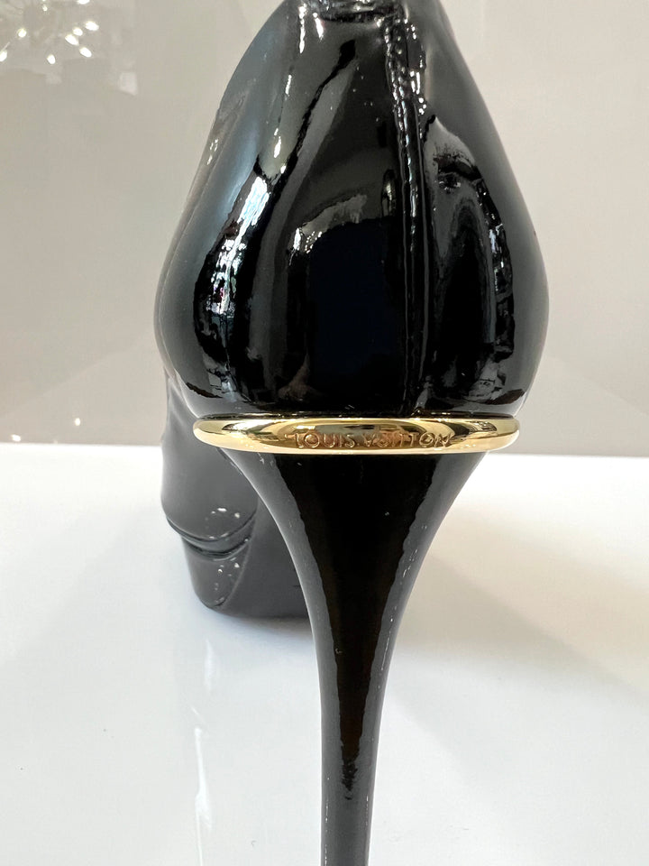 LOUIS VUITTON EYELINE PEEP TOE PLATFORM PUMPS