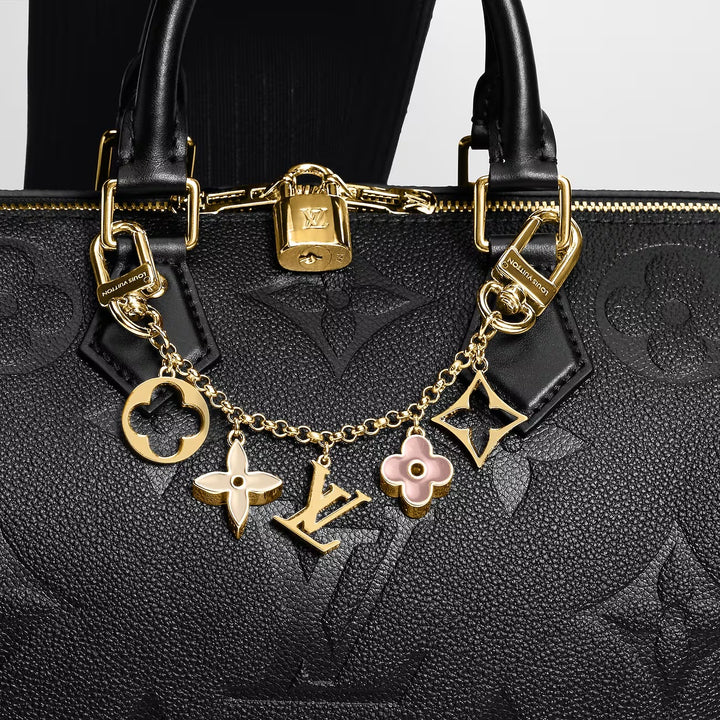 LOUIS VUITTON FLEUR DE MONOGRAM CHAIN BAG CHARM