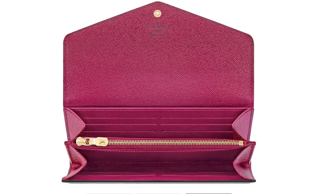 LOUIS VUITTON MONOGRAM SARAH WALLET FUCHSIA