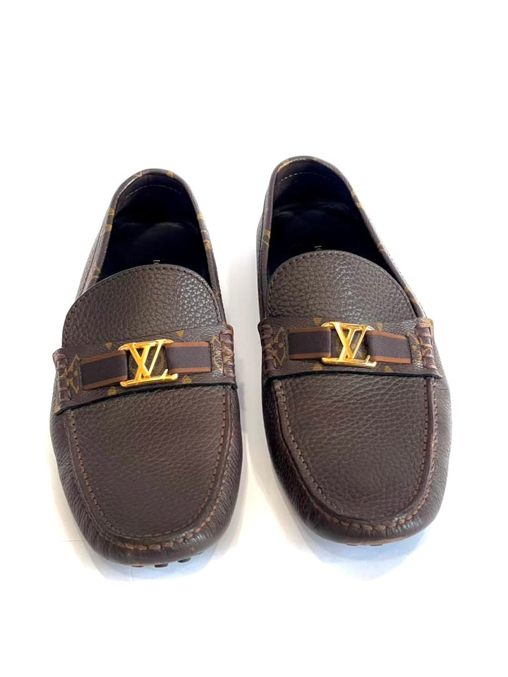 LOUIS VUITTON HOCKENHEIM CALFSKIN LEATHER DRIVER LOAFERS