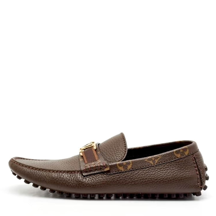 LOUIS VUITTON HOCKENHEIM CALFSKIN LEATHER DRIVER LOAFERS