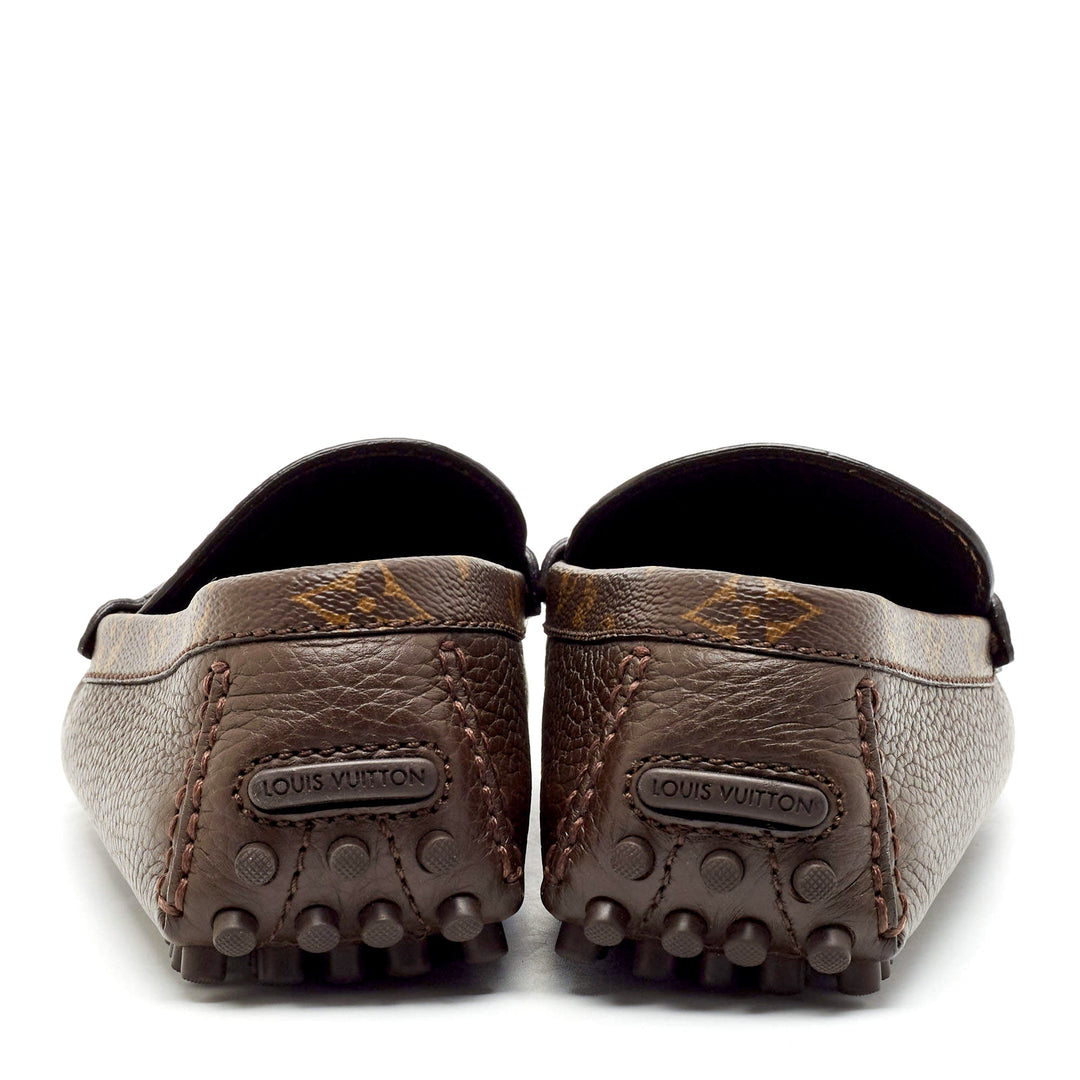 LOUIS VUITTON HOCKENHEIM CALFSKIN LEATHER DRIVER LOAFERS