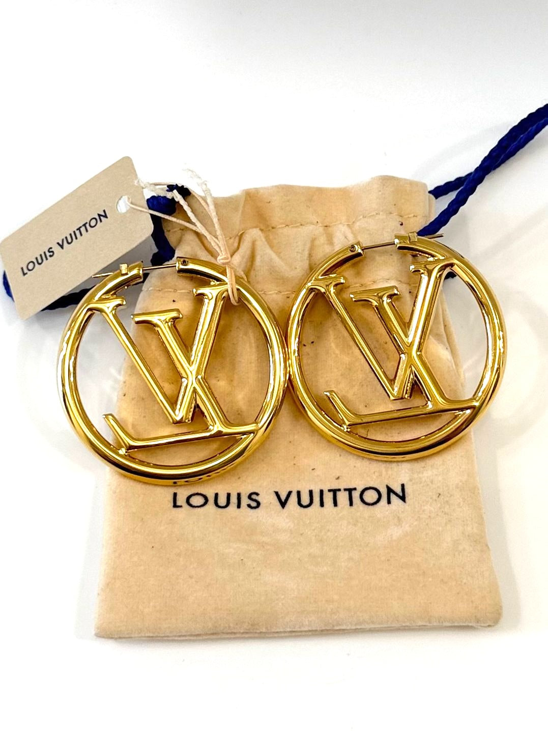 LOUIS VUITTON LOUISE HOOP EARRINGS