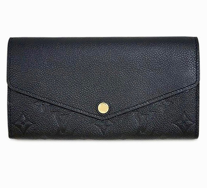 LOUIS VUITTON MONOGRAM EMPREINTE LEATHER SARAH WALLET NM