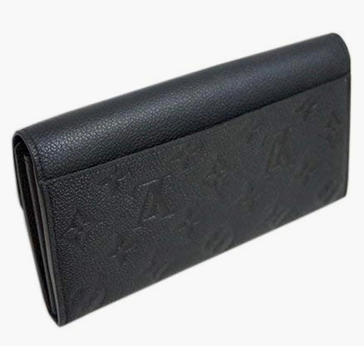 LOUIS VUITTON MONOGRAM EMPREINTE LEATHER SARAH WALLET NM