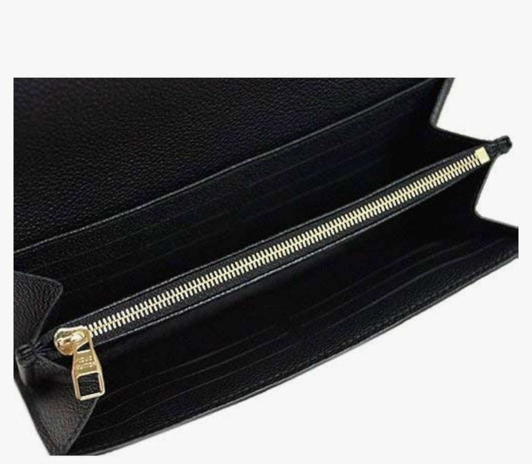 LOUIS VUITTON MONOGRAM EMPREINTE LEATHER SARAH WALLET NM