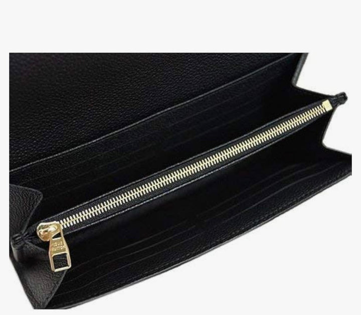 LOUIS VUITTON MONOGRAM EMPREINTE LEATHER SARAH WALLET NM