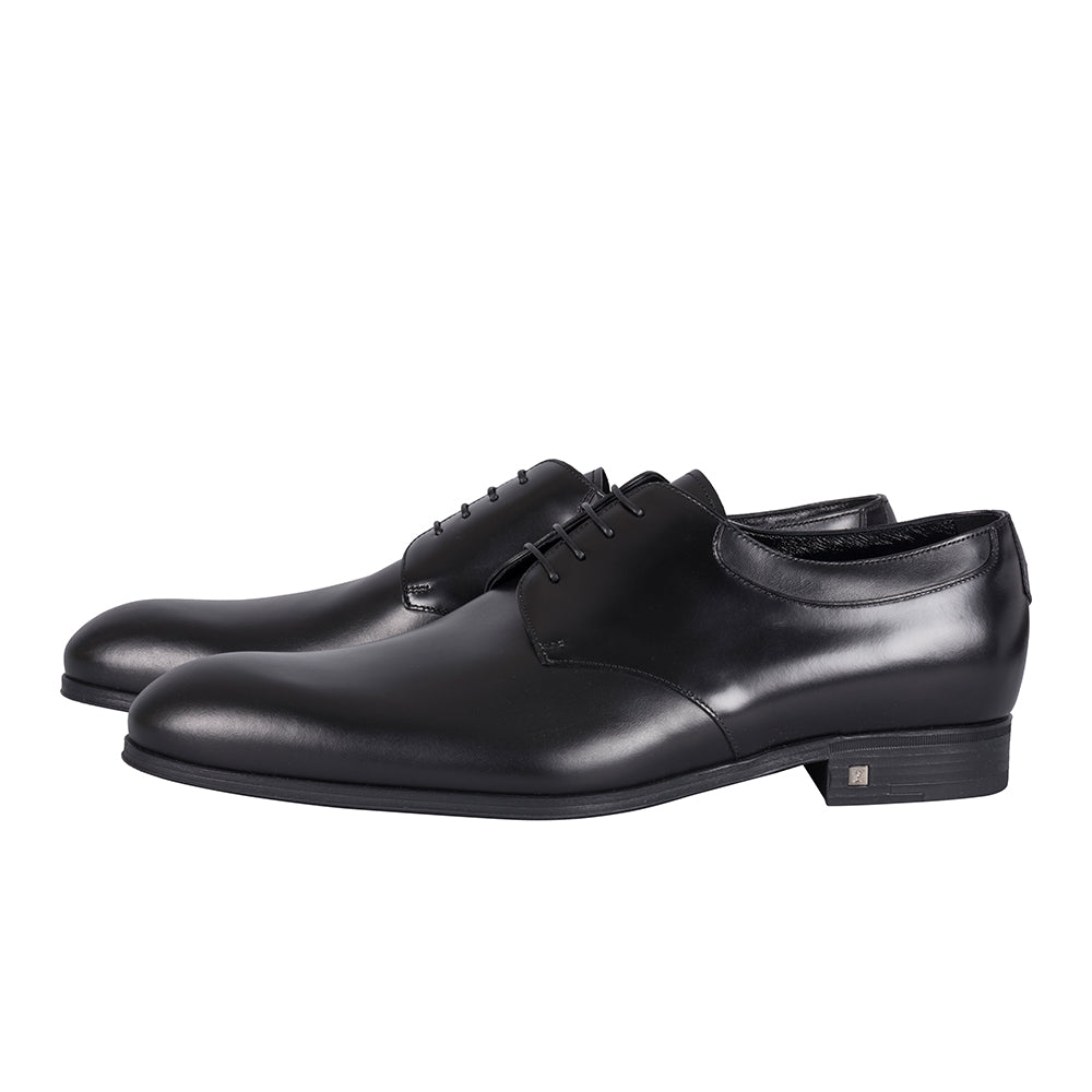 LOUIS VUITTON CALFSKIN LEATHER LACE UP DERBY SHOES