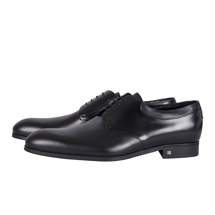 LOUIS VUITTON CALFSKIN LEATHER LACE UP DERBY SHOES