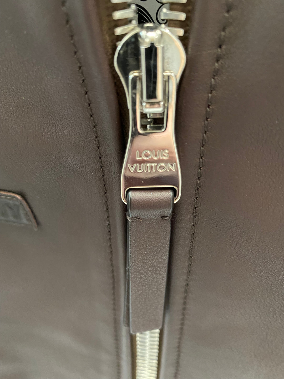 LOUIS VUITTON CALFSKIN KING OF TRUNK MAKERS PATCH BLOUSON JACKET