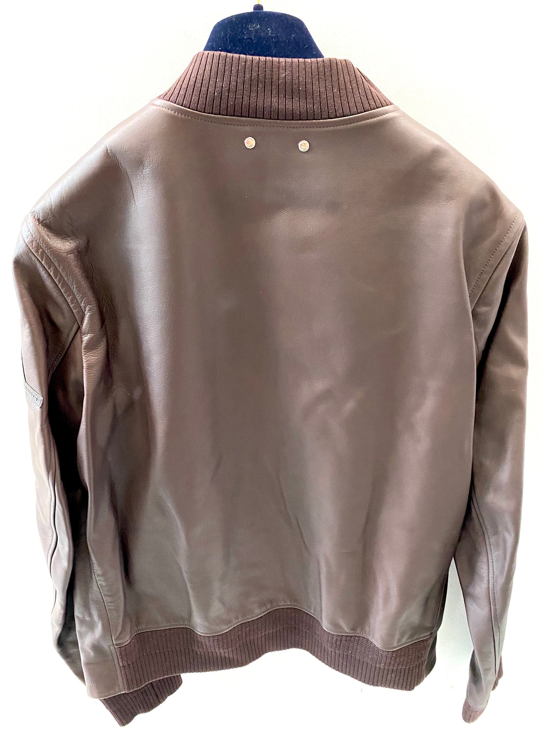LOUIS VUITTON CALFSKIN KING OF TRUNK MAKERS PATCH BLOUSON JACKET