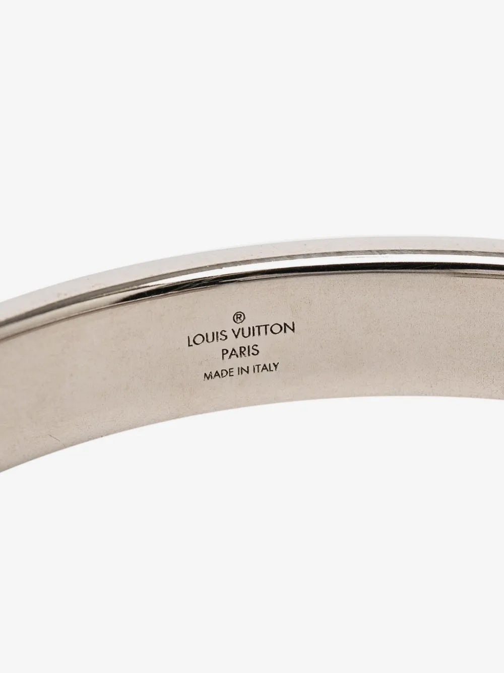 LOUIS VUITTON BRASS DAMIER STYLE CUFF BRACELET