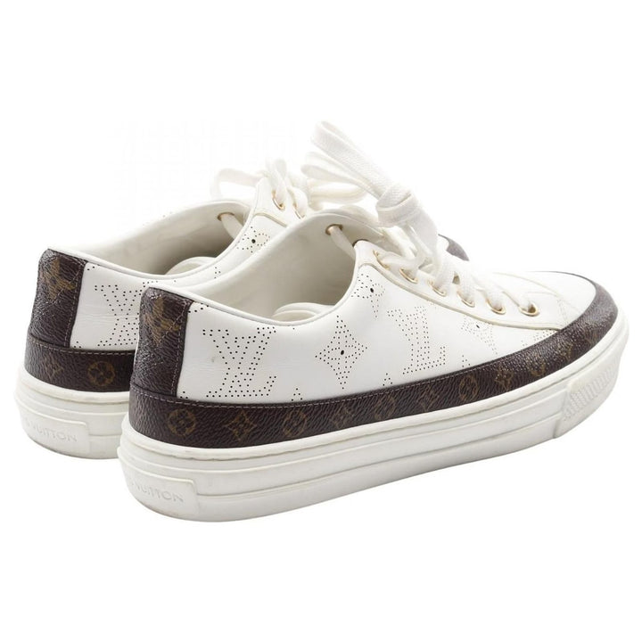 LOUIS VUITTON MAHINA STELLAR CALFSKIN LEATHER SNEAKERS