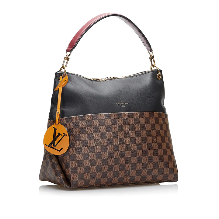 LOUIS VUITTON DAMIER EBENE MAIDA HOBO BAG NOIR