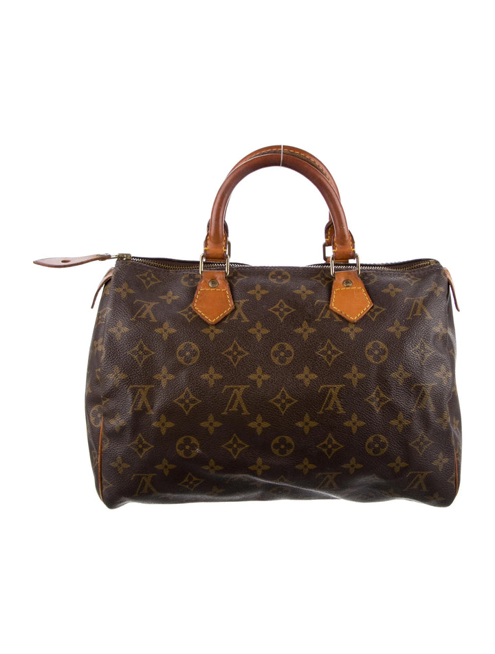 LOUIS VUITTON MONOGRAM SPEEDY 30 VINTAGE HANDBAG